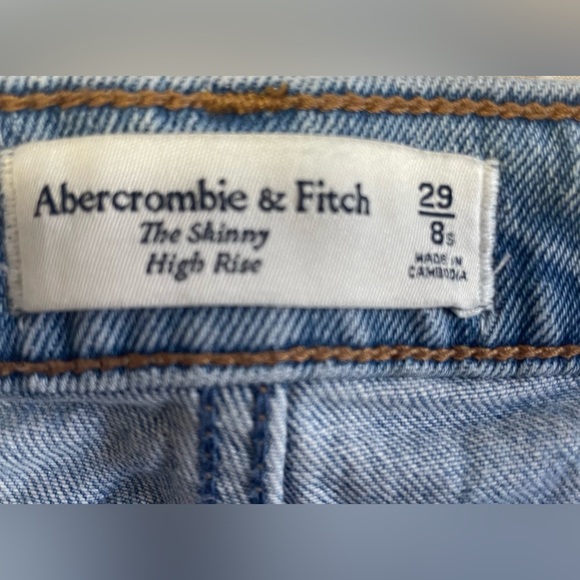Abercrombie & Fitch The Skinny High Rise Jeans 29/8S - Picture 4 of 4
